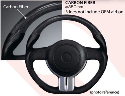 Cusco - Sport Steering Wheel - Carbon - 350mm - BRZ / FRS / GT86 - 965 763 AC