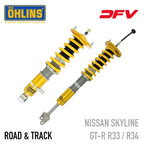 Öhlins Road & Track DFV Coil-Over Suspension - Nissan GT-R R33 / R34