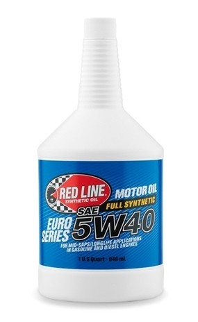 Red Line - EURO-SERIES - 5W40 - Motor Oil - 1 Quart