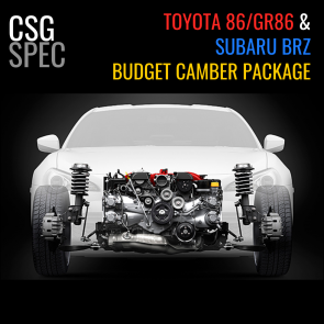 CSG Spec - Budget Camber Package - Subaru BRZ / Scion FR-S / Toyota (GR)86
