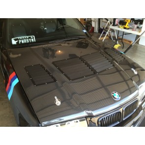 Trackspec - Center Only Hood Vent - BMW E36 M3